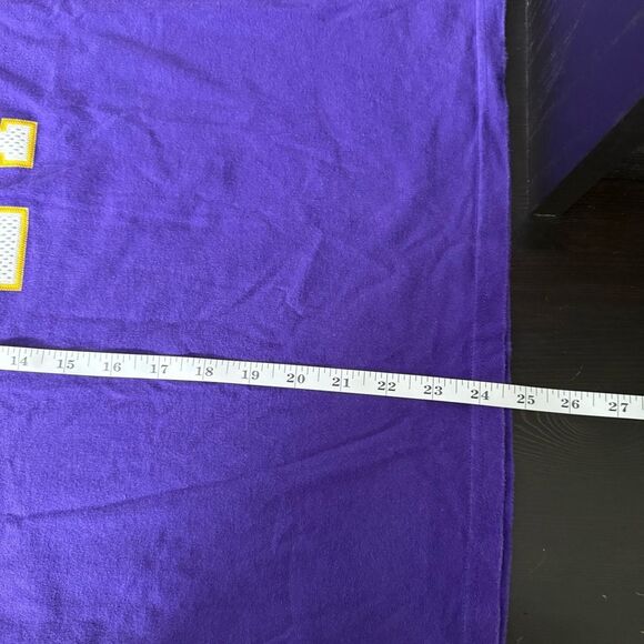 Kobe Bryant Los Angeles LA Lakers T-Shirt Womens Sz L Adidas #24 Purple NBA - Picture 9 of 9